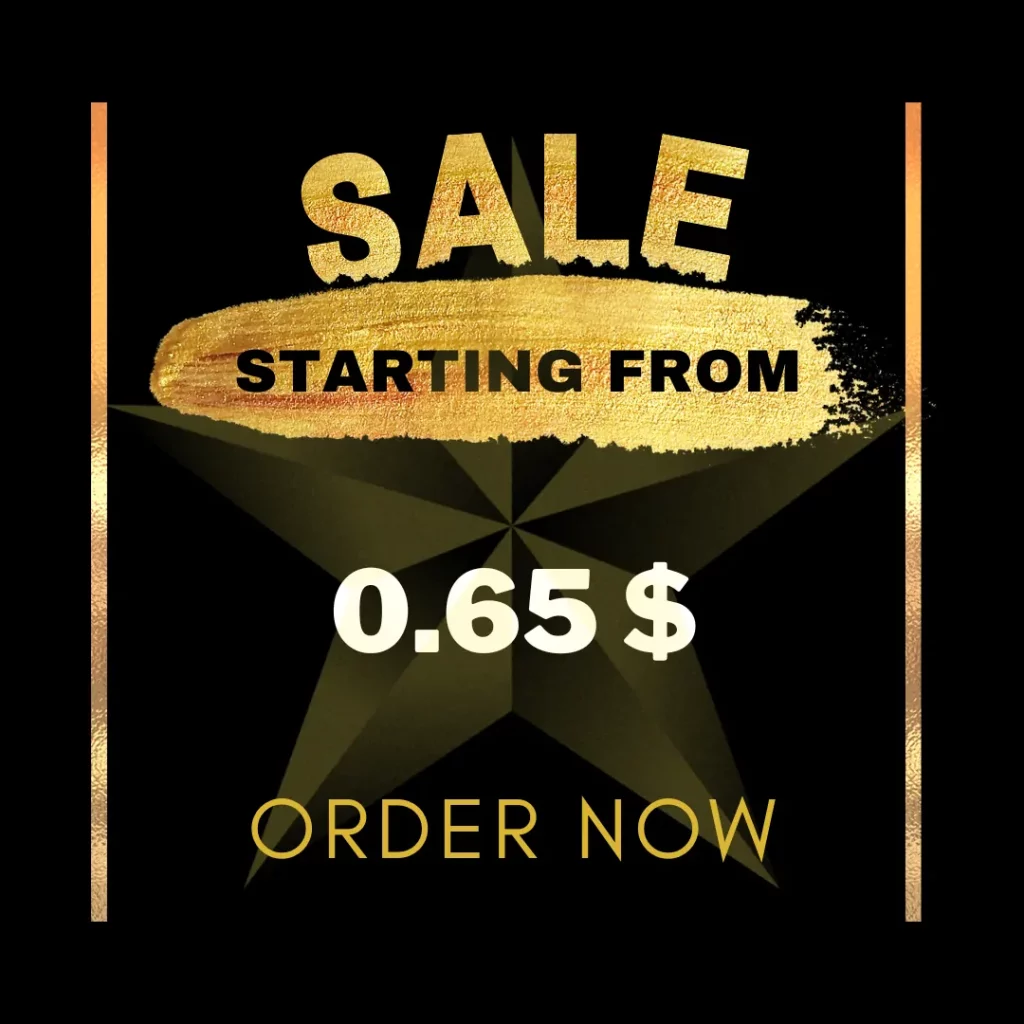 Sale Starting Now